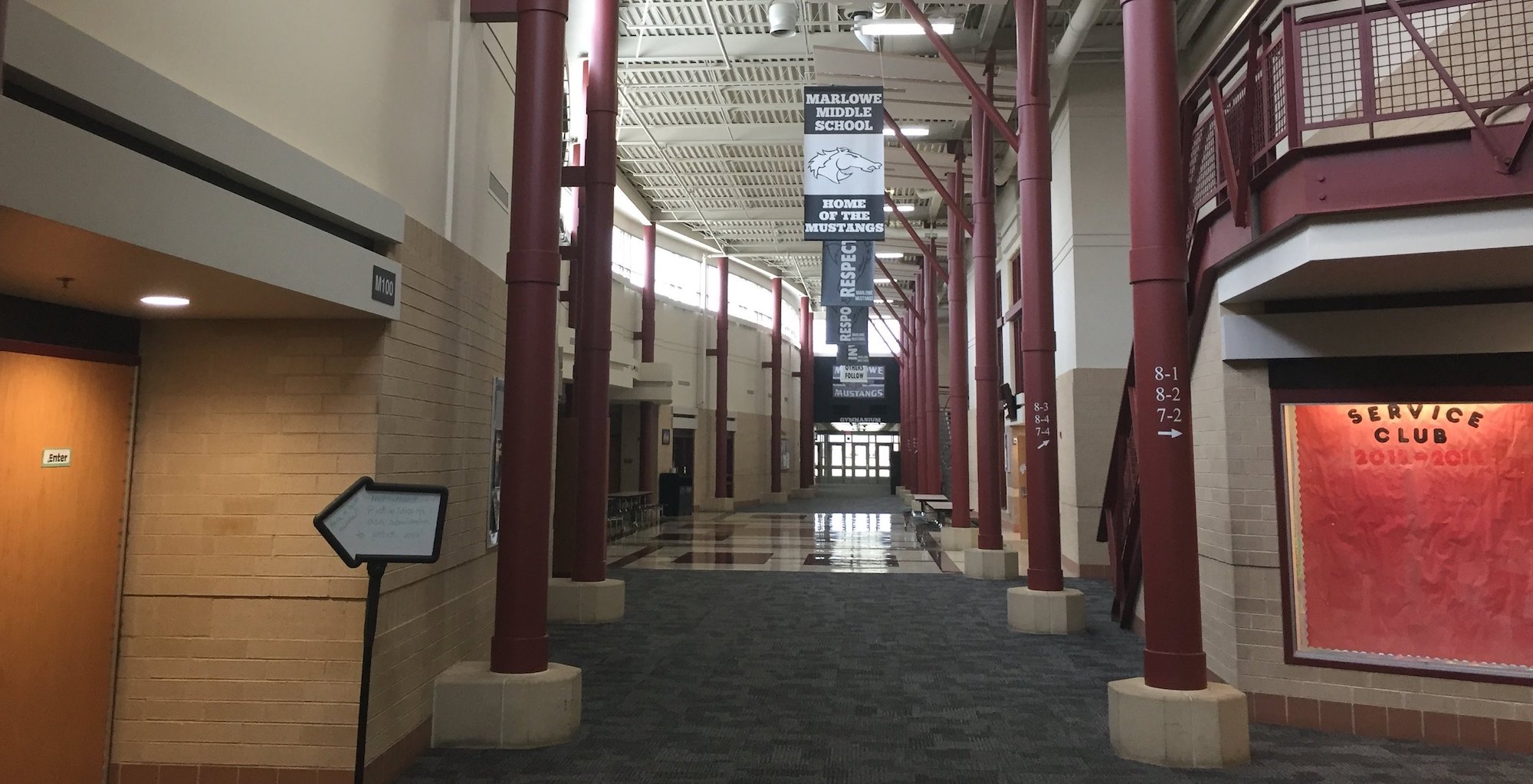 The empty hallways at Marlowe Middle School could soon hold students again as District 158 considers plans to reopen the middle schools and high school under a hybrid plan.