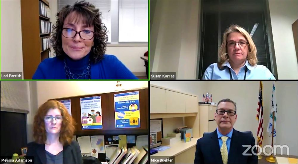 McHenry County held a virtual town hall meeting to answer public questions about the COVID-19 vaccines.