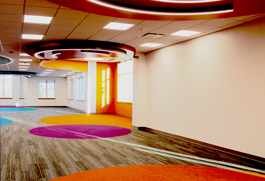 Children's Room 2 - A look inside the colorful, new and much larger Children's Room of the Huntley Area Public Library. Upon reopening children's materials will be located in this area.