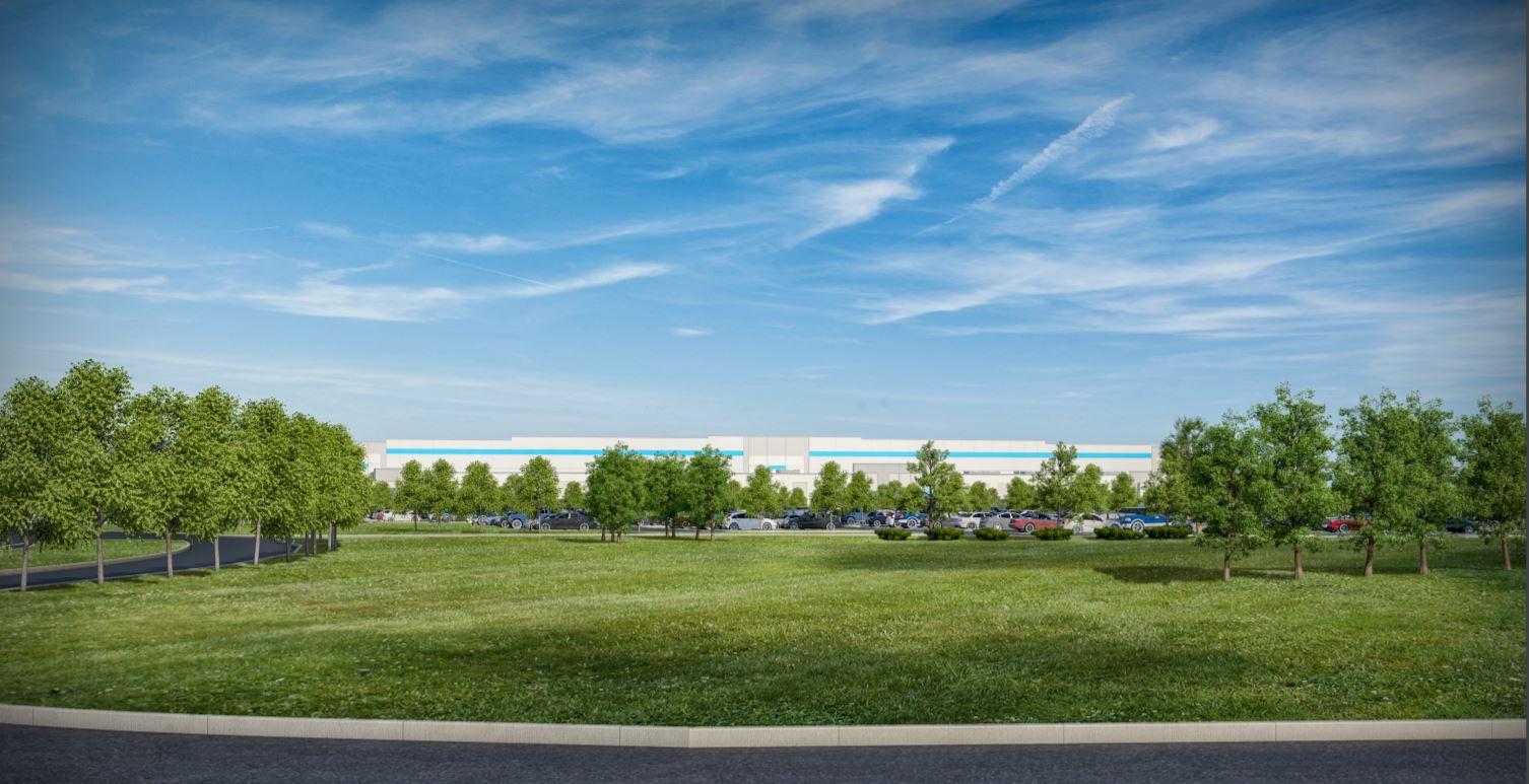 Huntley's Amazon Receive Center is expected to be completed June 2022