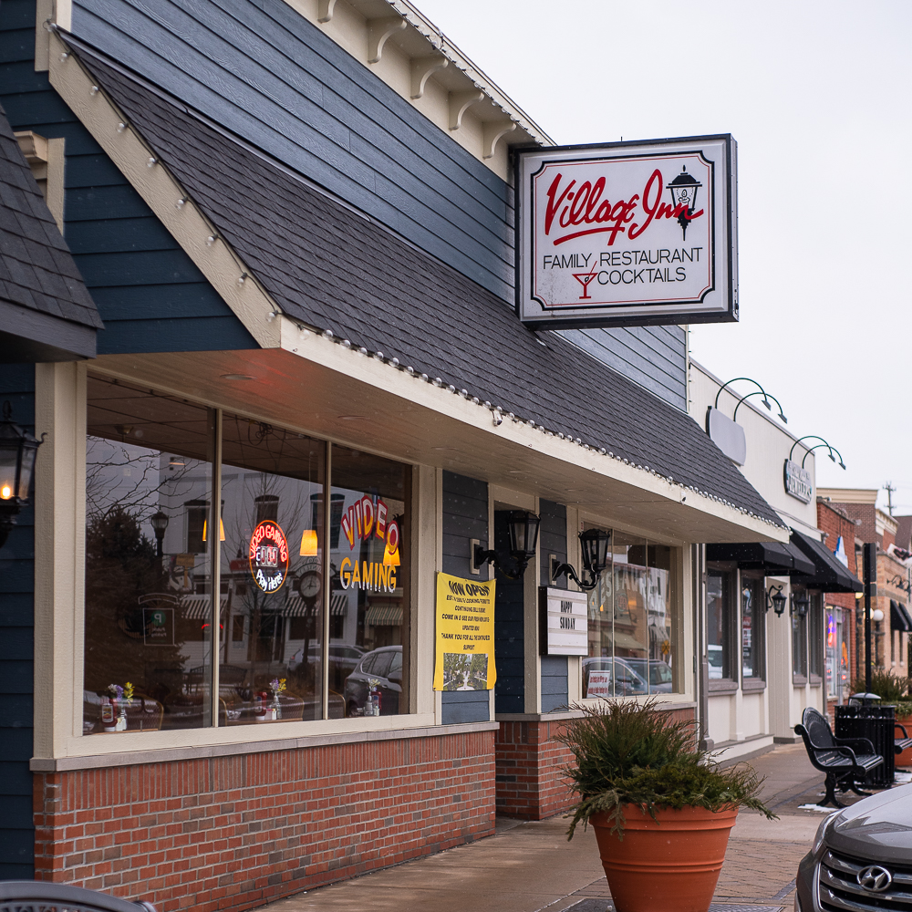 Huntley restaurant Village Inn located at 11713 Main Street.