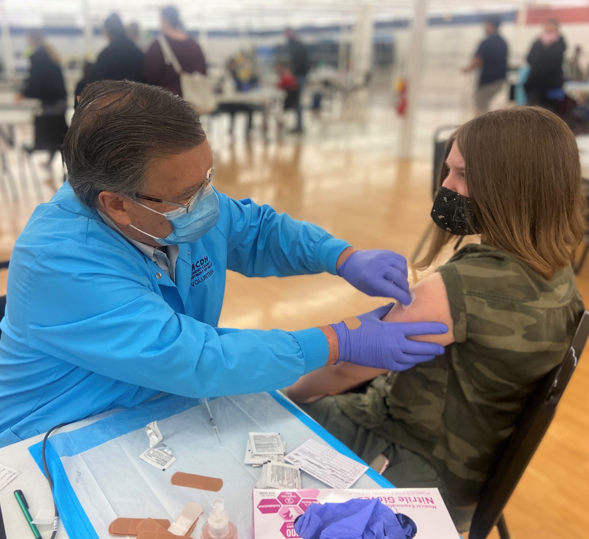 McHenry County's first COVID-19 mass vaccination clinic stopped administering vaccinations in September 2021. The clinic discontinued walk-in COVID-19 testing on Jan. 4