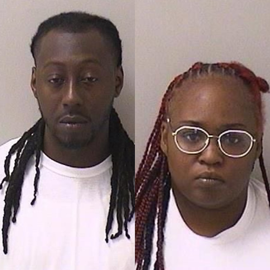 Romont E. Bowman, 30, of Streamwood (Left) and Avisha Easterling, 30, of Chicago (Right) were both arrested on April 23 for illegal firearm charges