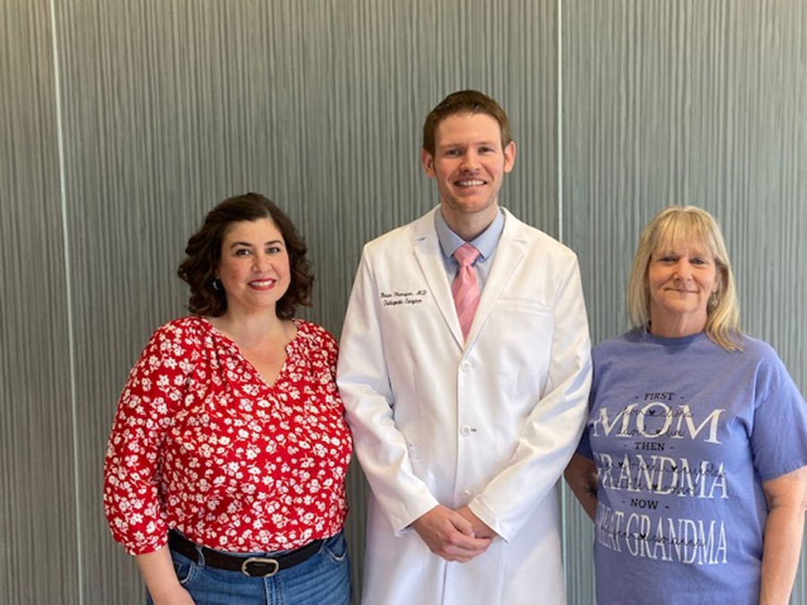 Lake in the Hills resident Kathleen O'Herren-Huston (Left) and Richmond resident Lauri Cook (Right) both underwent robotic-arm assisted knee surgery performed by orthopedic surgeon Dr. Brian Flanagan from Northwestern Medicine Huntley Hospital