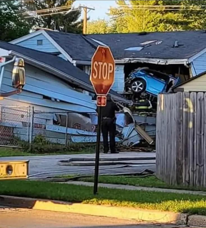 The Crystal Lake Police Department are continuing to investigate an accident that resulted in an SUV stricking a house and the resident inside on July 27