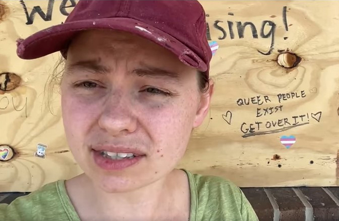 UpRising Bakery & Cafe owner Corinna Sac posted a video explaining the need to cancel various events due to zoning violations