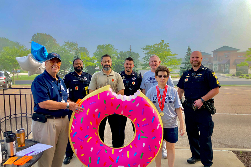 The Huntley Police Department will host its sixth annual donut-eating contest on Aug. 19 at the Dunkin' on Princton Drive at noon