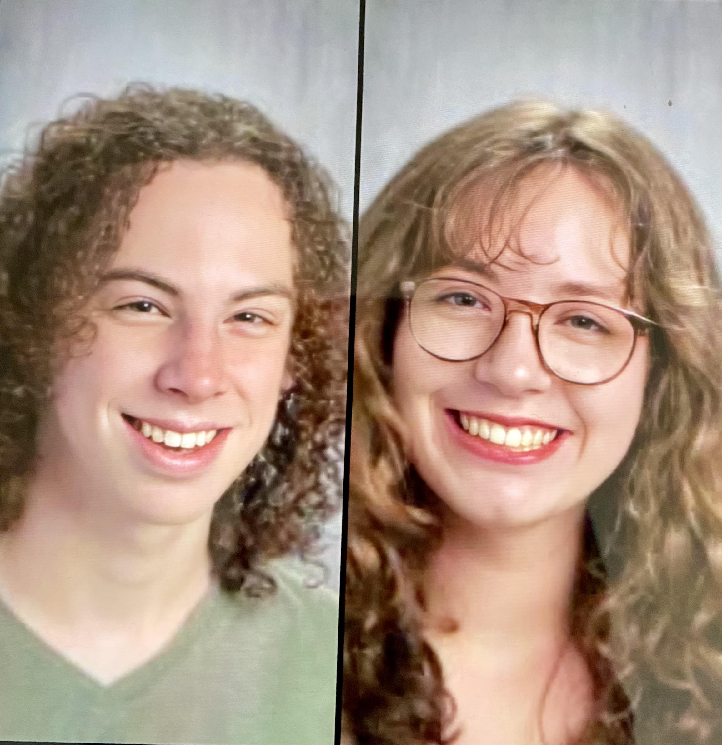 Huntley High School senior Zach Ulmer (Left) and junior Emma Swiersz (Right) were both selected for ITA's 2023 All-State Musical production of Shrek