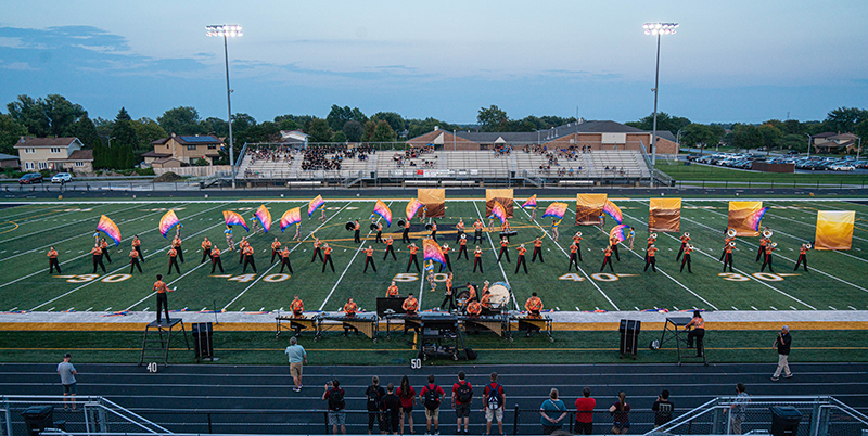 The HHS Marching Band has had its most successful season in its history, placing first in various competitions.