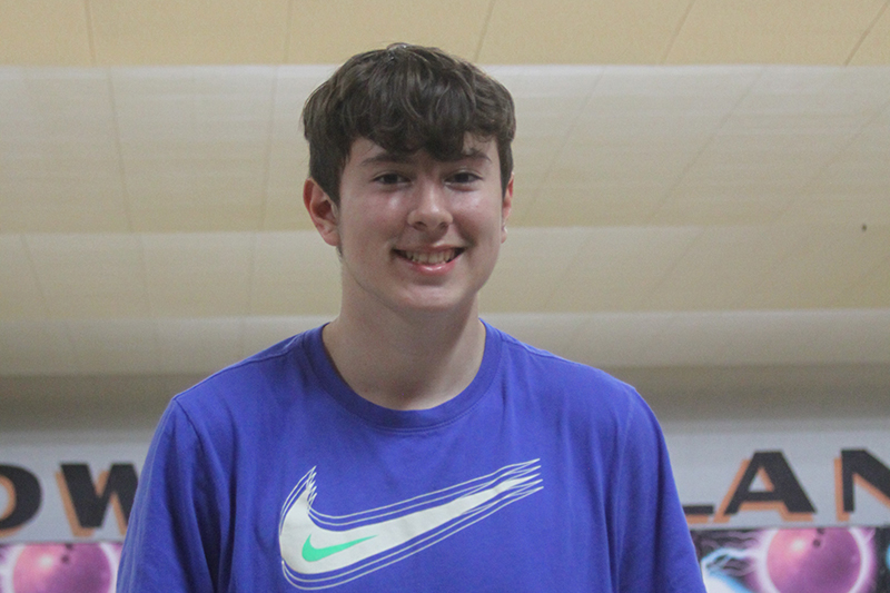 Huntley sophomore bowler Austin Tenglin