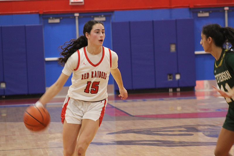 Huntley senior Jessie Ozzauto heads to the basket. Ozzauto won All-Fox Valley Conference and all-state honorable mention honors.