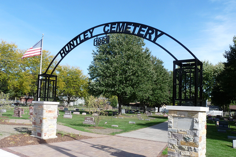 The Huntley Cemetery, located off Dean Street, will have spring clean-up work done soon.