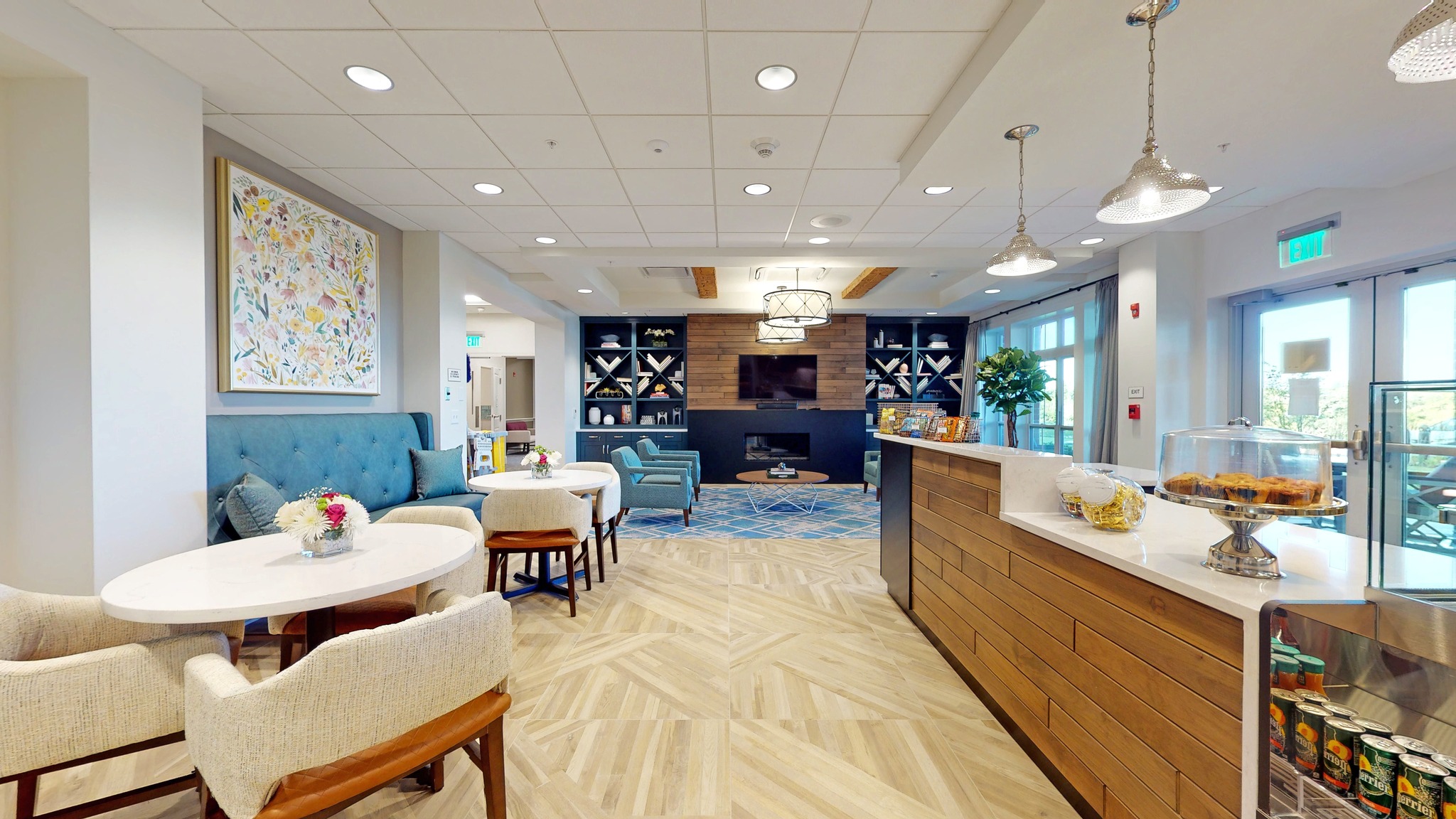 An interior look at the new Melody Living senior living facility in Lake in the Hills