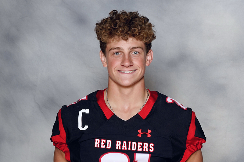 Huntley senior Jack Laughlin (No. 21)