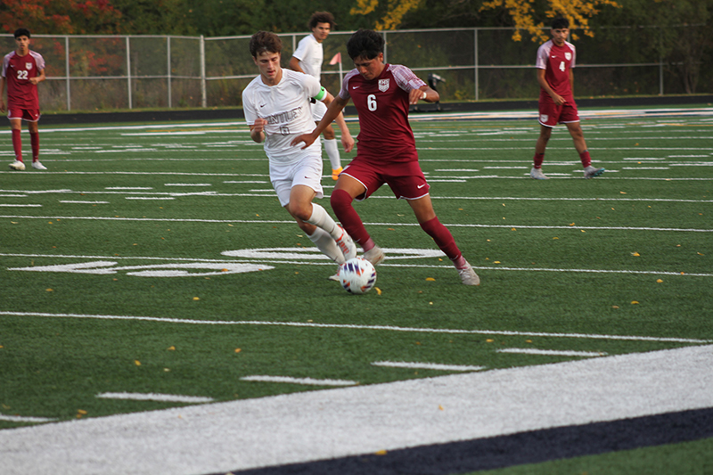 Huntley senior Jack Breunig battles against Elgin during the Class 3A sectional semifinal match at Round Lake. He earned all-section and All-Fox Valley Conference honors.