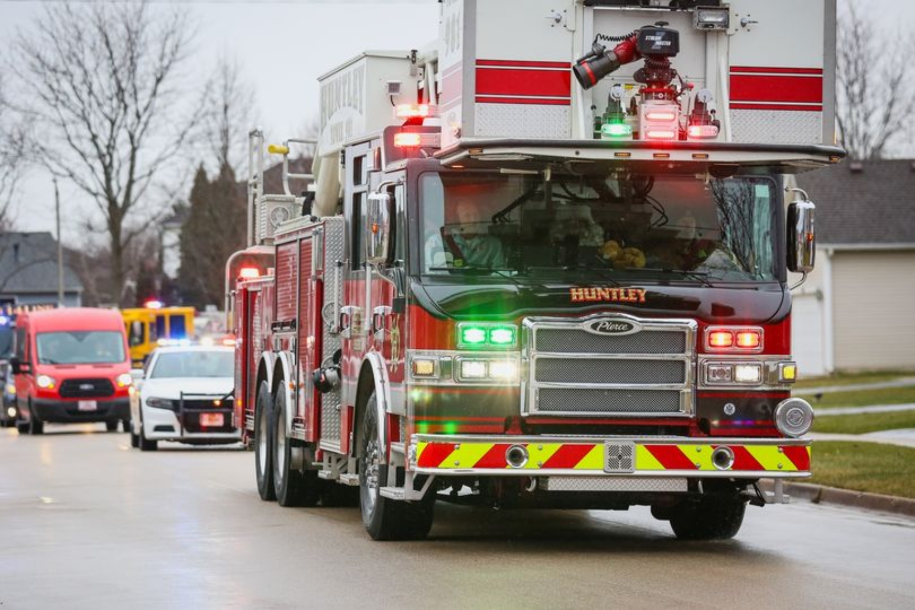 Huntley Fire Protection District responded to an entrapment accident on July 5