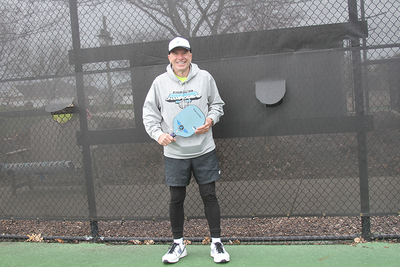 Sun City resident John Sdhwan won the Illinois Senior Olympics pickleball gold medal as well as the Wisconsin state gold medal.