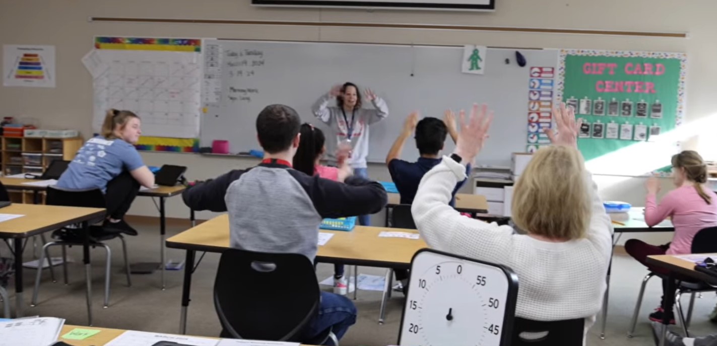 Students in D158's LIGHT program learn sign language to be more inclusive towards those with hearing disabilities