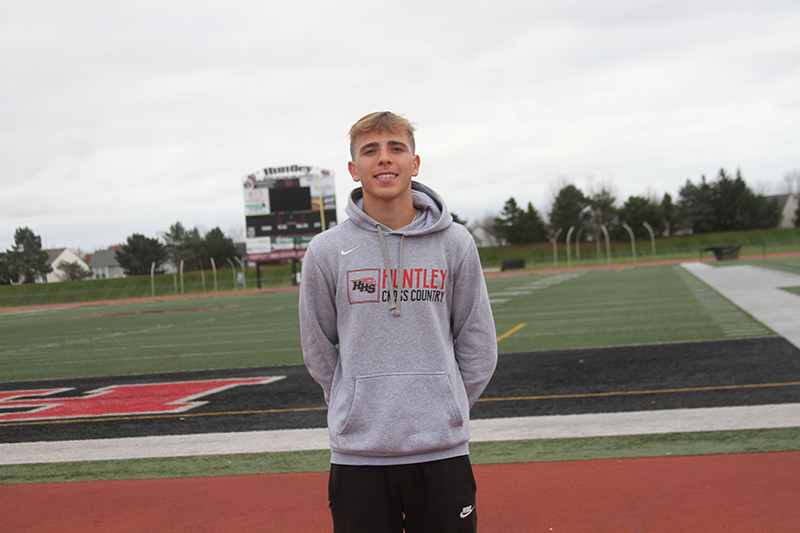 Huntley senior cross country runner Tommy Nitz