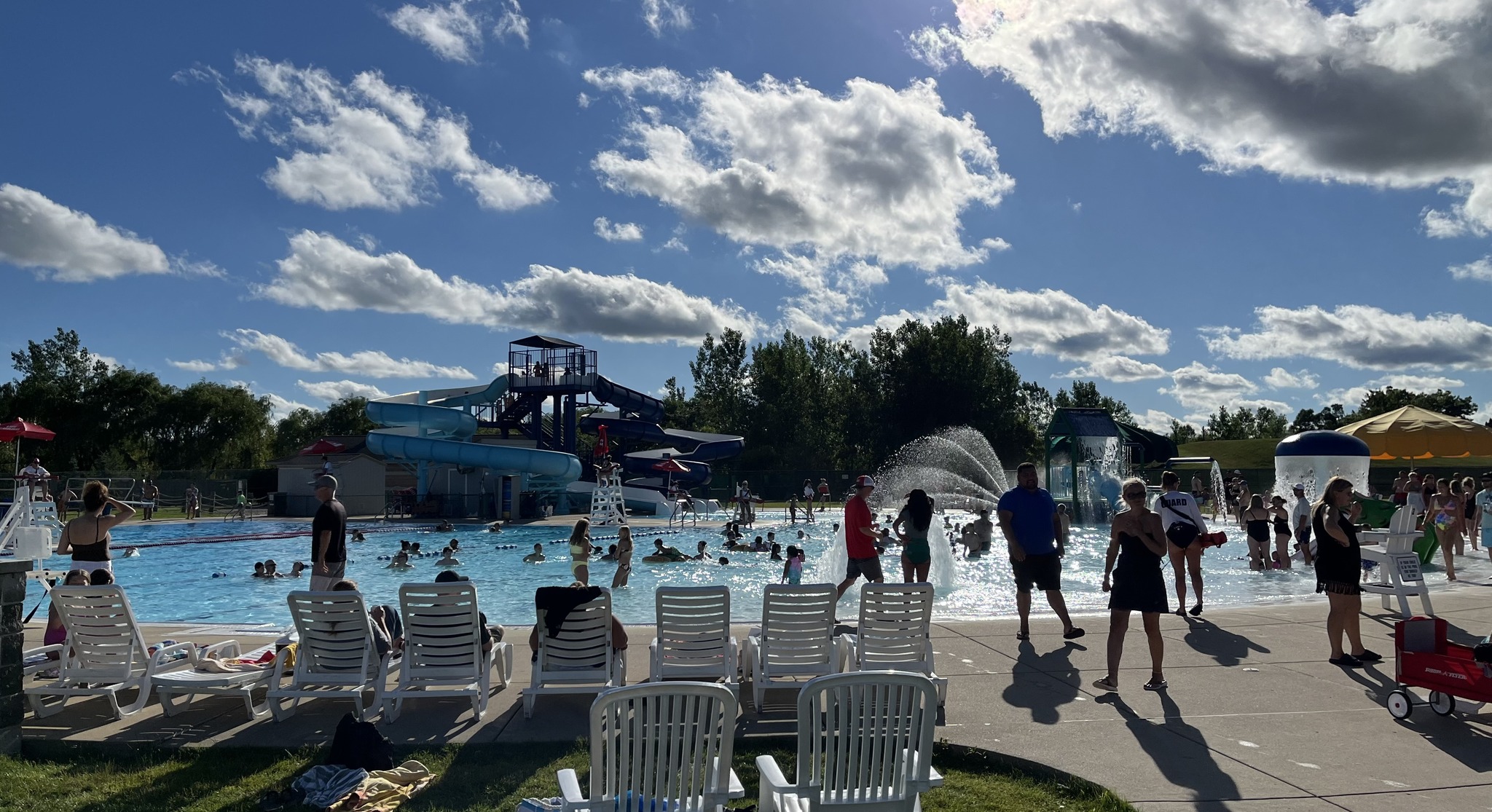 One of the updates and improvents the Huntley Park District hopes to add with the passed bond referendum is a new splash pad for Stingray Bay